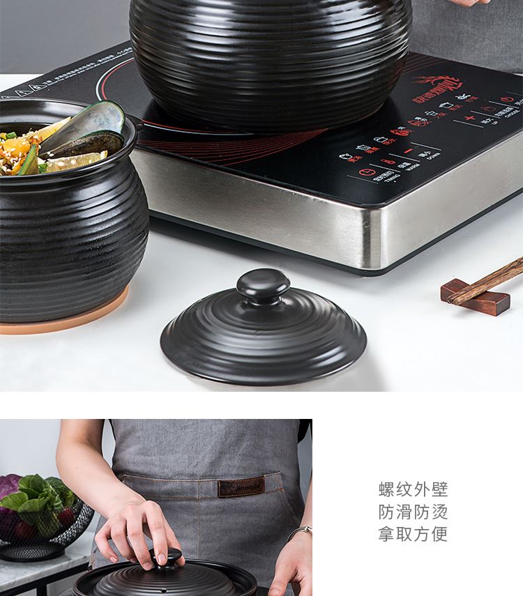 Ceramic casserole ltd. induction cooker stew pot soup kitchen'm gas general casserole tile soup rice casseroles stone bowl with rice