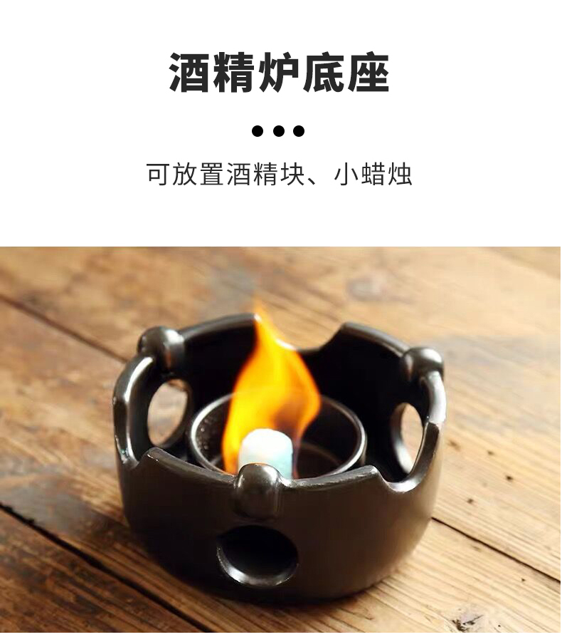 Alcohol furnace, small hot pot hot pot home outfit ceramic pot hotel special high temperature resistant stew restaurant business