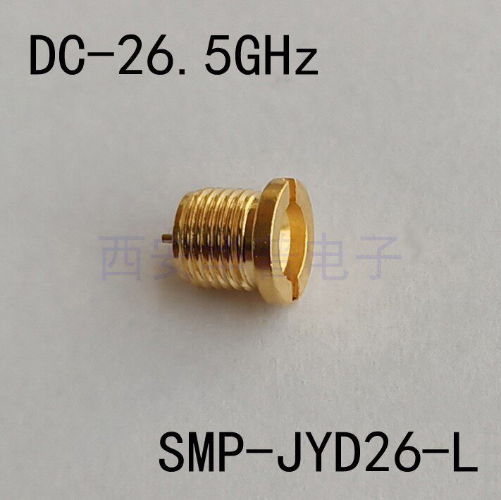 RF connector SMP-JYD26-L half grapple male threaded fixed installation of small through-wall SMP RF connector