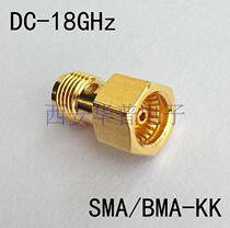 BMA SMA-kk Interconnector 18G test adapter BMA mother head turning SMA mother head Radio Frequency coaxial connector