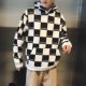 Hàn Quốc ulzzang Harajuku Tide thương hiệu hip hop lỏng lẻo cộng với áo len trùm đầu màu nhung và áo khoác đôi nam nữ