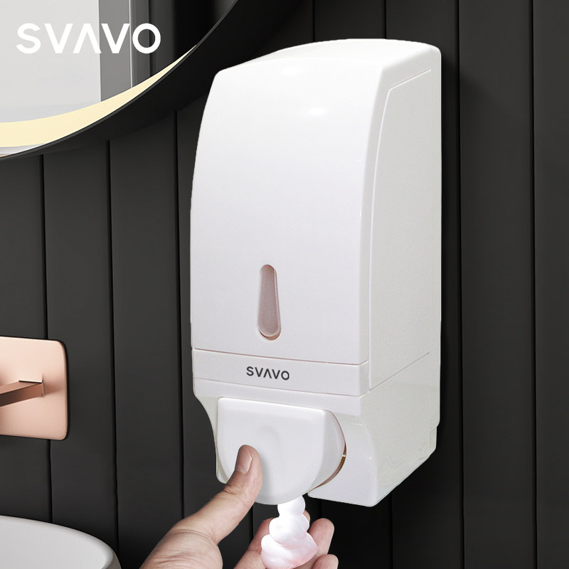Revao Foam Hand Sanitizer Machine Wall Hanging Pressing Bottle Manual Soap Dispenser Home Hotel Bathroom Commercial
