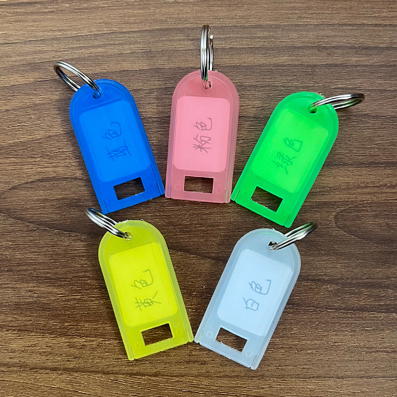 Transparent Colorful Plastic Key Sign Hotel Label Classification Sign Real Estate Property Key Sign Can Be Written Transparent Colorful Plastic Key Sign Hotel Label Classification Sign Real Estate Property Key Sign Can Be Written
