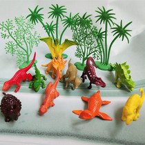 Childrens birthday cake decoration Jurassic little Dinosaur baking decoration doll accessories Party scene dress up supplies