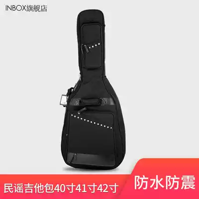 INBOX guitar bag 40 inch 41 inch 42 inch folk guitar bag thick waterproof shoulder bag 6 series rivets