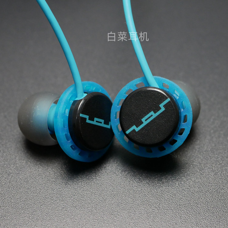 US Strength Boomer Mobile Phone Headphones Universal In-ear Wired Sports Running Bike Anti-Fall Design