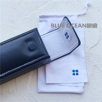 Gold Japanese handmade leather glasses case convenient YELLOWS Yu Wenle YVES glasses case