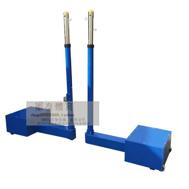 Volleyball Post Hand Lift Racing Air Volleyball Pole Net Rack Mobile Counterweights Beach Ground Volleyball Air Volleyball Stand