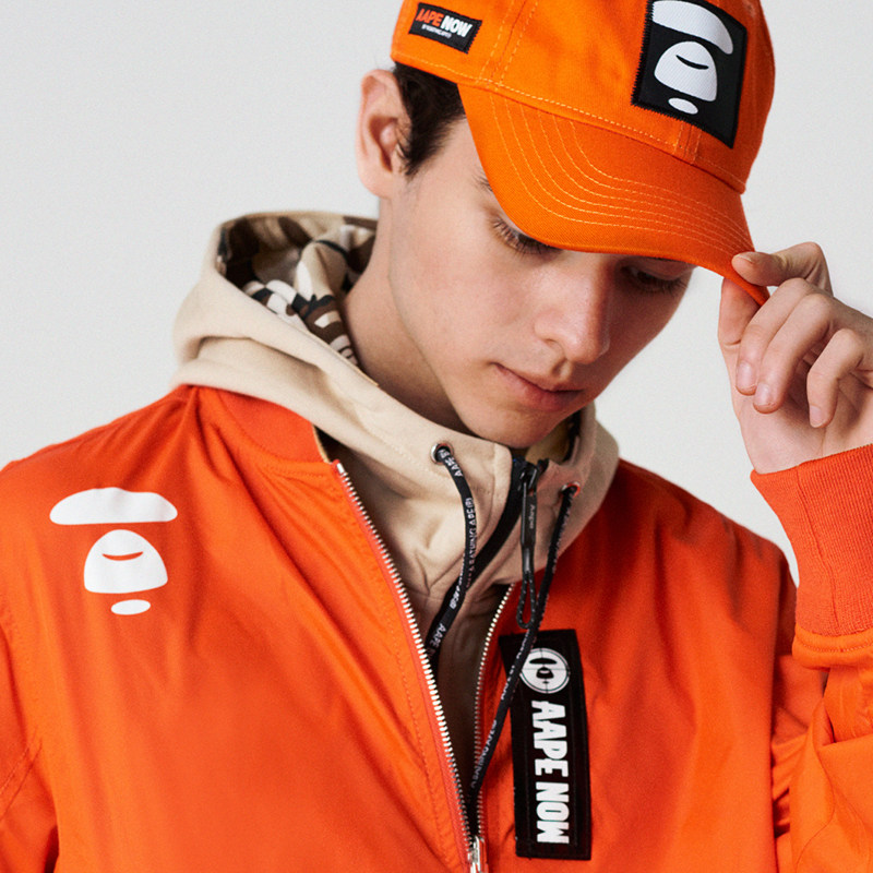 pe男裝春夏猿顏字母印花雙面迷彩ma 1飛行夾克外套7346xxe