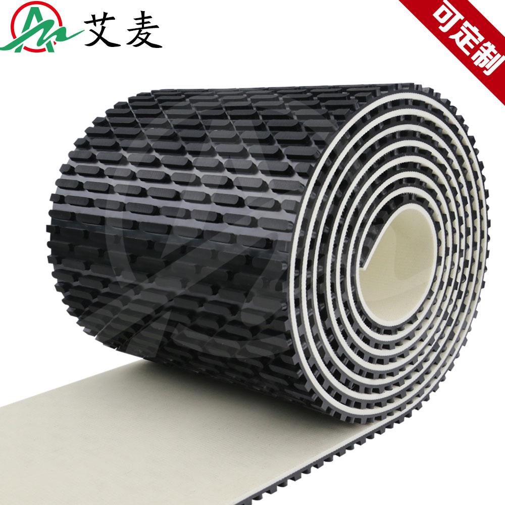 Aimai industrial belt woodworking wood assembly line transmission movement black word pattern pvc sander conveyor belt