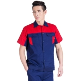 Хлопковый рабочий тонкий износостойкий комплект, короткий рукав