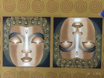 Buddha statue placemat Buddha plate mat cotton cutlery table Buddha table decoration table towel with Buddha table mat table flag cover towel