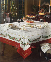 WATERFORD European-style rectangular tablecloth Christmas exotic padded jacquard super conference restaurant tablecloth