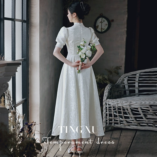 Ципао, ретро вечернее платье, светлый стиль, подходит для подростков