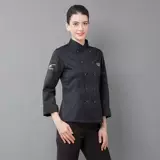 Рабочая одежда шеф-повара, отель с длинными рукавами, китайский и западный ресторан, кухонная одежда, мужской выпечка, повар, осень и зимняя одежда