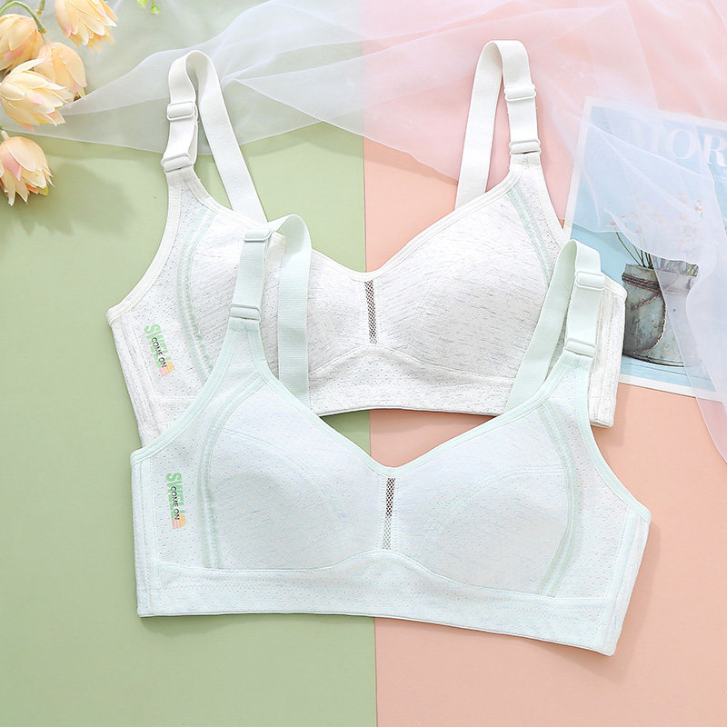 Young girls underwear development stage 2 girls bra junior high school students show chest 15 years old summer thin style