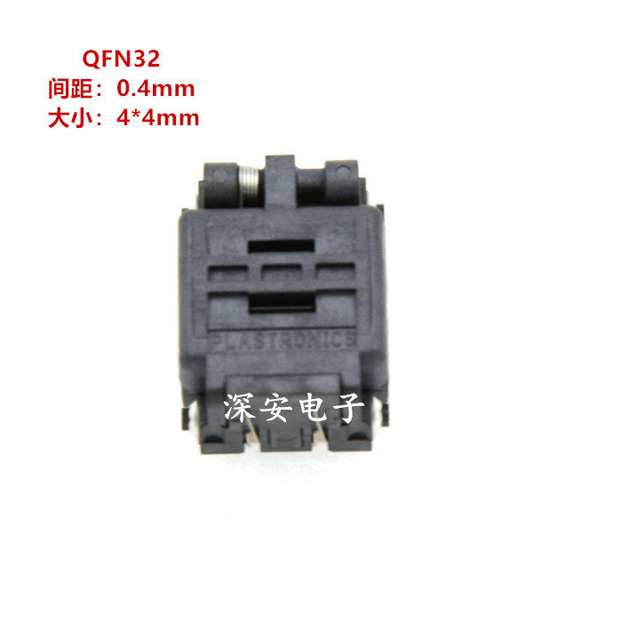 Original QFN32 pitch 0 4 size 4X4 programming test socket 32QN40TS24040 IC socket