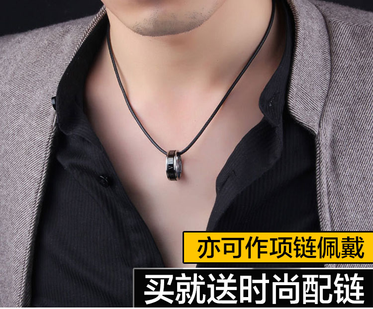 Bague homme en Acier au titane - Ref 3088332 Image 15