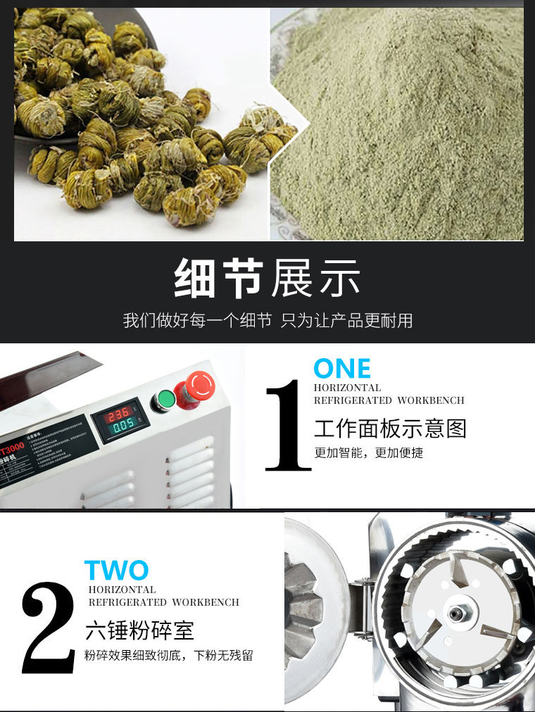 巴菱 商用大功率磨粉机 图9
