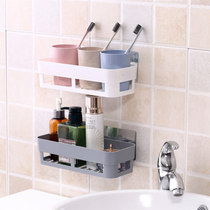 Wall-suction bathroom shelf Bathroom wall hanging punch-free toilet suction cup Toilet sink storage box