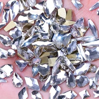 100 белых средних плоских бриллиантов 100 штук