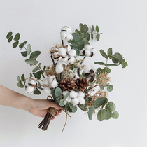 Decorative ornaments hand-held Flower living room entrance office home dining table bedroom simulation light luxury modern desktop high-end