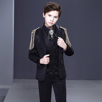 Childrens suit suit handsome piano performance Foreign boy catwalk dress fashion British host small suit