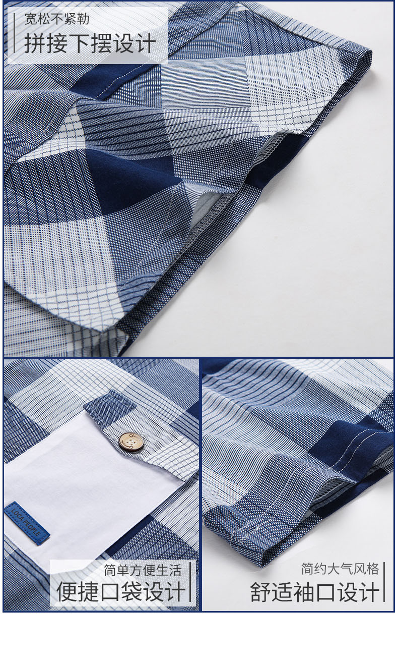 Đồ ngủ nam họa tiết đơn nam áo ngủ cotton trẻ trung mùa hè phần mỏng của quần áo sống có thể được mặc bên ngoài các dịch vụ nhà ngắn tay đồ lót nữ cao cấp