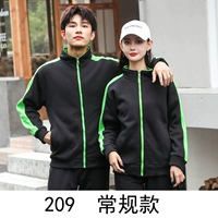 209 Черно -зеленая обычная модель