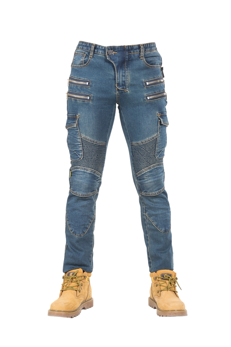 RockBiker Motorcycle Racing rider Straight jeans Drop pants Off-road motocross Riding MJ-817