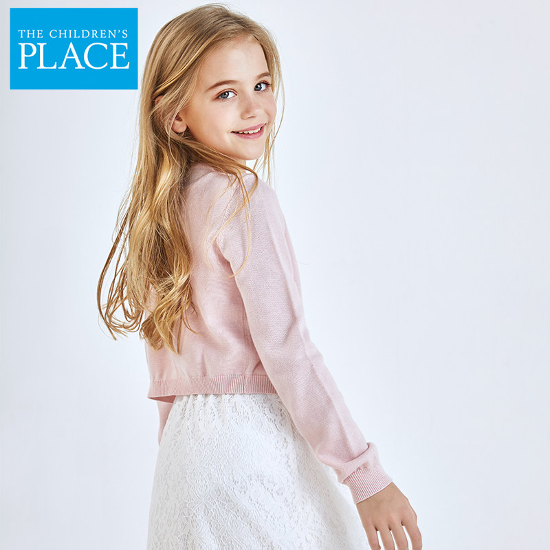 美国 The Children's Place 中大女童针织开衫外套 天猫优惠券折后¥59包邮(¥139-80)130~165码2色可选