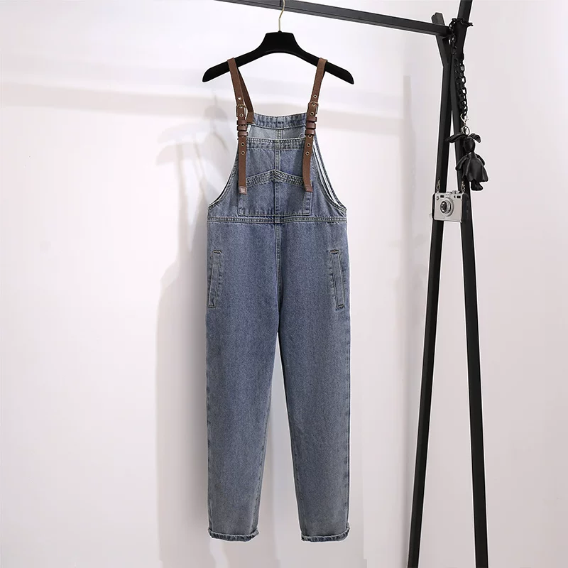 Denim overall, trousers for leisure, autumn set, western style, 2020 years