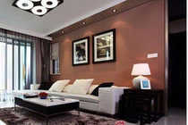 Environmental clean taste brown brown chocolate color elastic exterior wall latex paint paint brush indoor balcony toilet