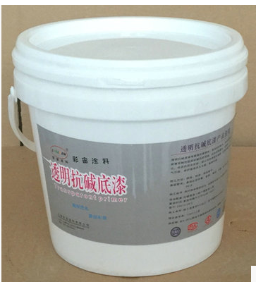 Color universe transparent primer alkali-resistant latex paint transparent gloss oil real stone paint special transparent primer 18L water-based moisture-proof