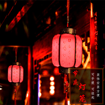 Antique small lantern Childrens portable led festival luminous toys handmade diy material package lantern ancient style