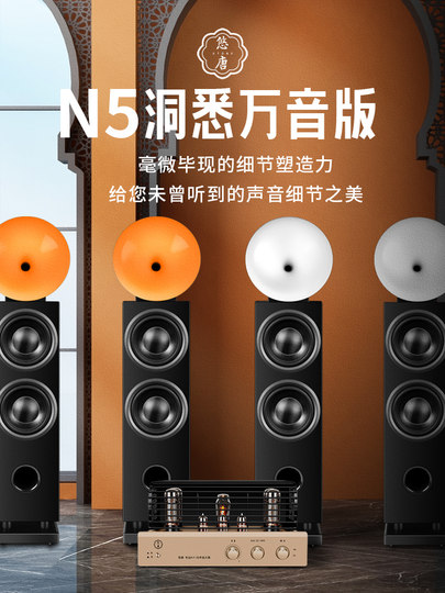 Youtang N3 N5 Audiophile-Grade Hifi Pure Tube Amplifier Floor-Standing Speaker Combo Set Home Amplifier Floor-Standing Speaker System