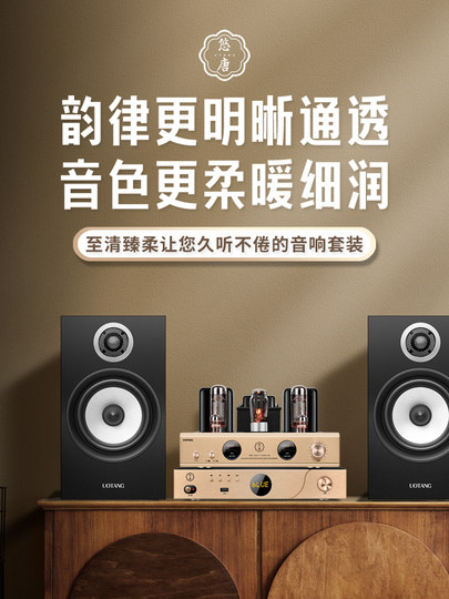 Youtang D538 Tube Amplifier Hifi Audiophile-Grade Cd Player Combination Audio Home Bluetooth Tube Speaker Set