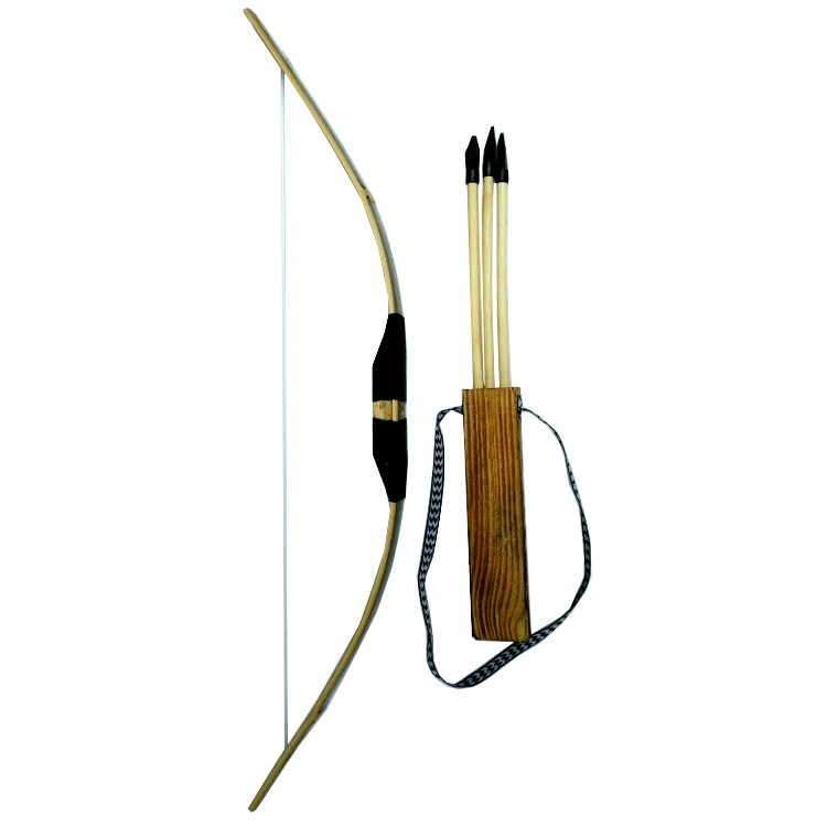 Hou Yi bow and arrow toys outdoor children traditional hand crossbow archery bow bow arrow branch ancient cold weapon non-lethal bow