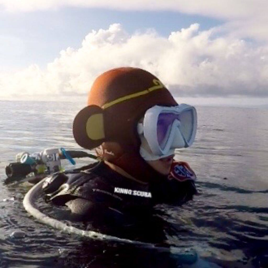 KINNO SCUBA 3MM Qitian Dasheng Sun Wukong Monkey Diving Hood Sun Protection Warm Diving Cap