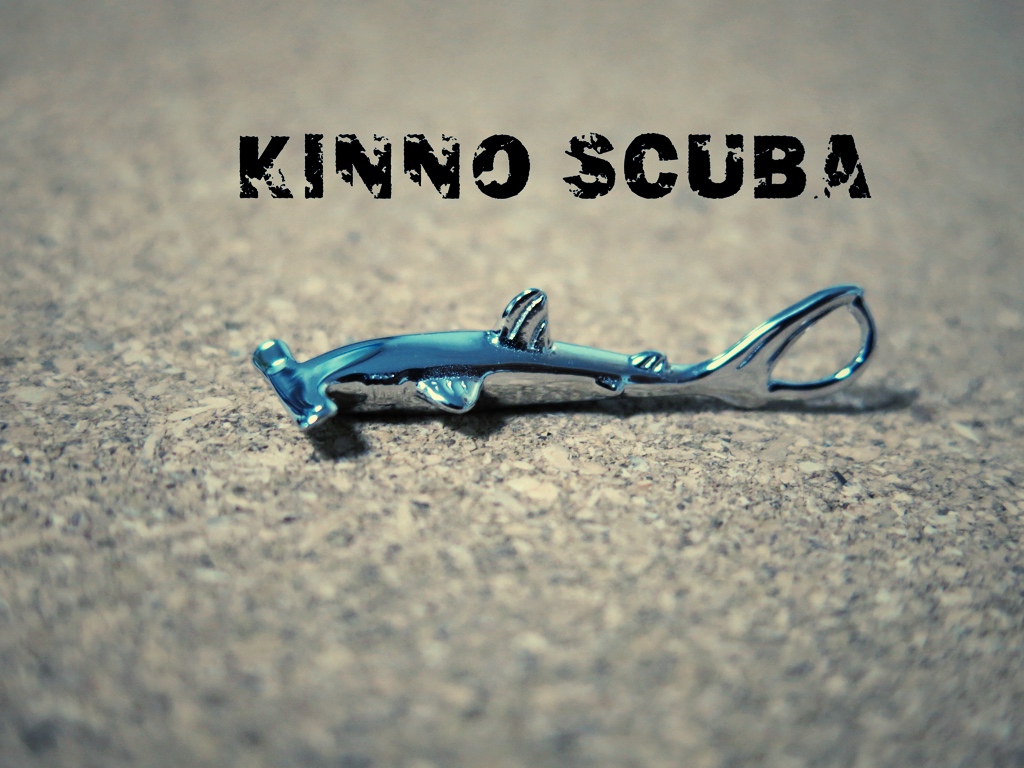 KINNO Pure Silver Diving Themed Pendant Marine Life Divers Gas Cylinders Styling Necklace Jewelry Silver Jewelry