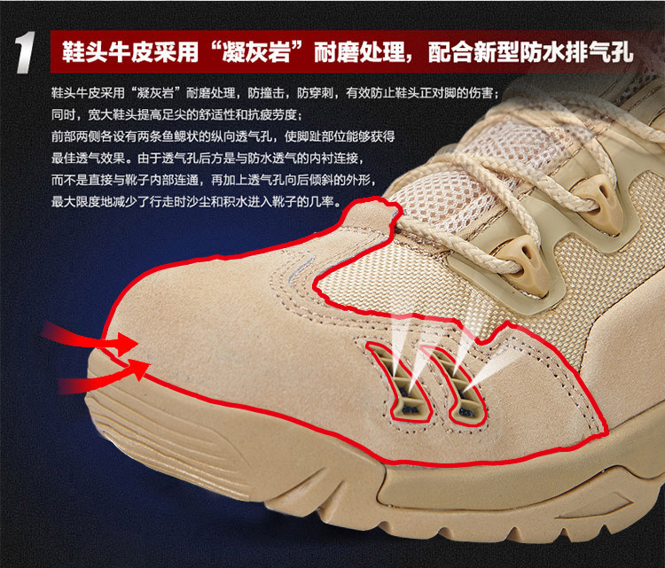 Bottes militaires ASIAON en cuir - dérapage - Ref 1398760 Image 9