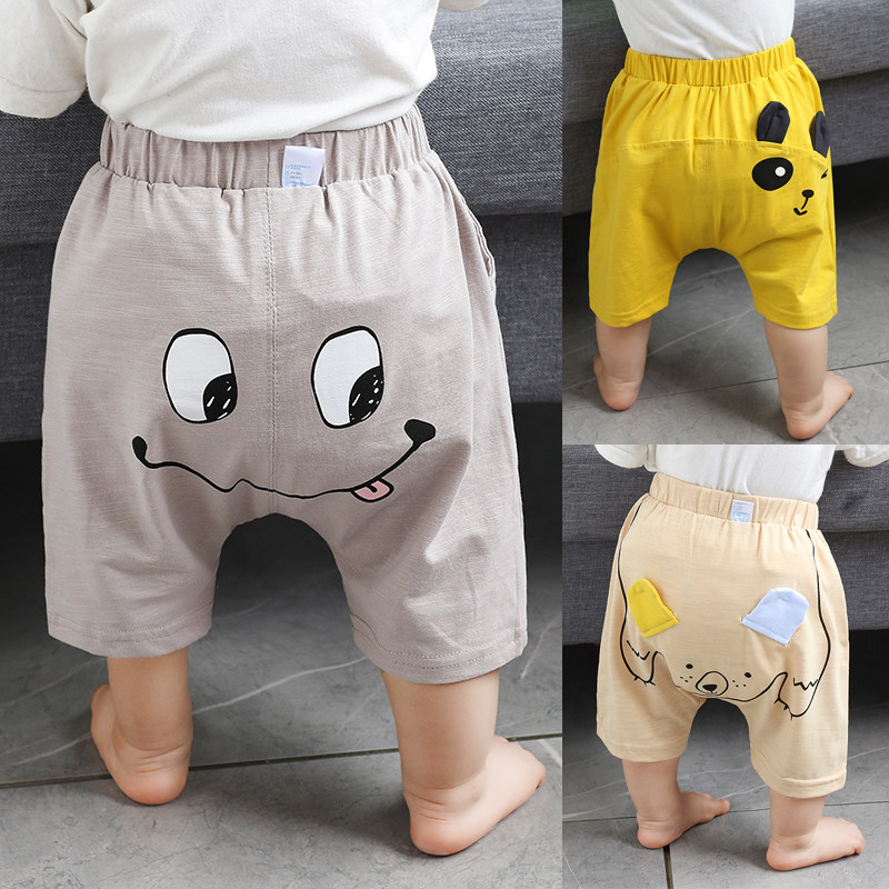 Baby casual shorts large PP pants thin section baby children pants child ass children cartoon summer female boy