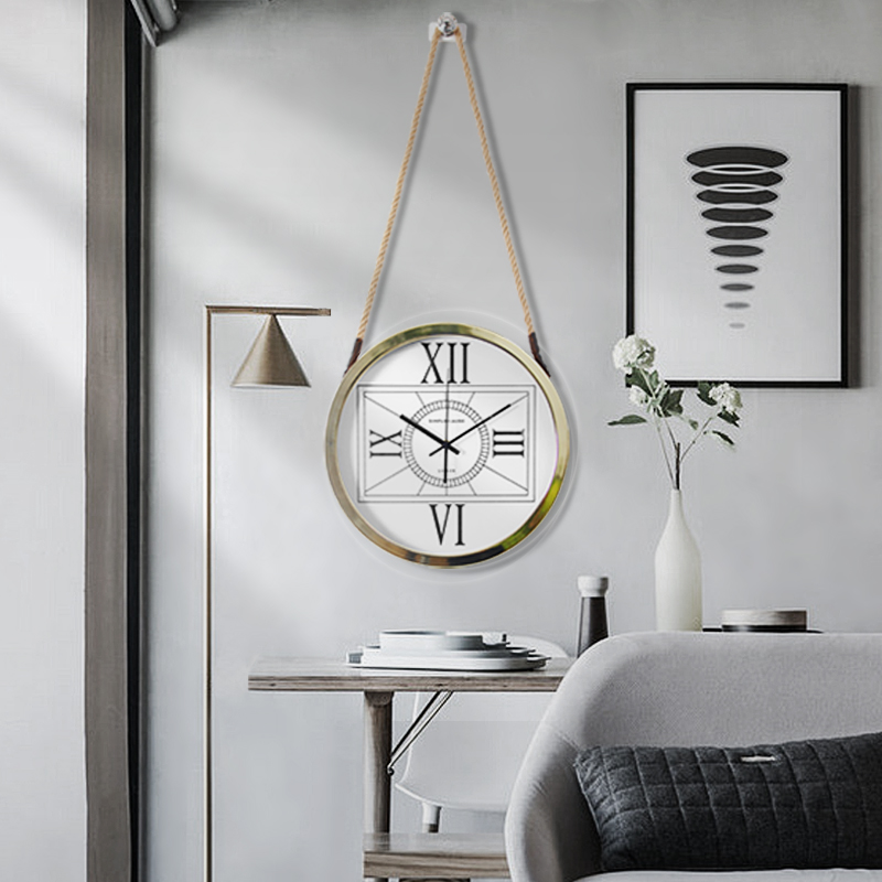 Usd 91 45 Nordic Wall Clock Modern Minimalist Creative Living Room Nordic Wall Clock Modern Minimalist Creative Living Room Mute Bedroom Fashion Home Atmosphere Round