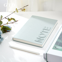 Notebook art exquisite girl heart hand book leather noodle book a5 notebook simple ins Wind horizontal line book creative trend reading notes reading record book book Handbook girl