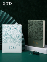 Kajie GTD2022 year sub-day schedule this plan simple College student notepad planning efficiency manual art exquisite notebook timeline management self-discipline card custom printed logo