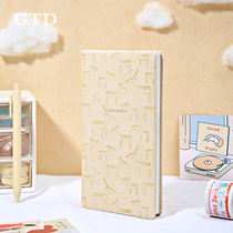 gtd cute creative trumpet notebook pocket notepad portable small notebook hand book blank inside page Simple mini diary female hand account book small novice account book