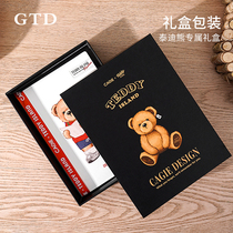Kajie Teddy Bear series 2022 day course book A5 day plan book Daily punch notebook simple student cute hand account book gift creative exquisite gift box can be customized diary
