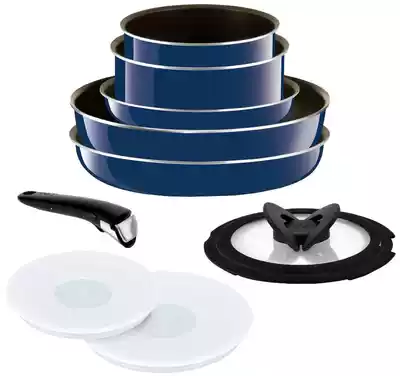 Japan Direct Mail Tefal T-fal Tefal Non-stick pan Wok Frying pan Soup pot Pan 10 pieces