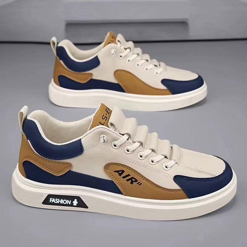 Men's Shoes 2026 Spring and Autumn New Style Men's Fashionable Leather Shoes Men's Wear-Resistant Running Casual Slip-On Sneakers Men's Shoes 2026 Spring and Autumn New Style Men's Fashionable Leather Shoes Men's Wear-Resistant Running Casual Slip-On Sneakers