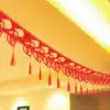Wedding celebration supplies Wedding room hanging ceiling decoration Creative hanging decoration Wedding Laxi Wedding bedroom Romantic Lahua